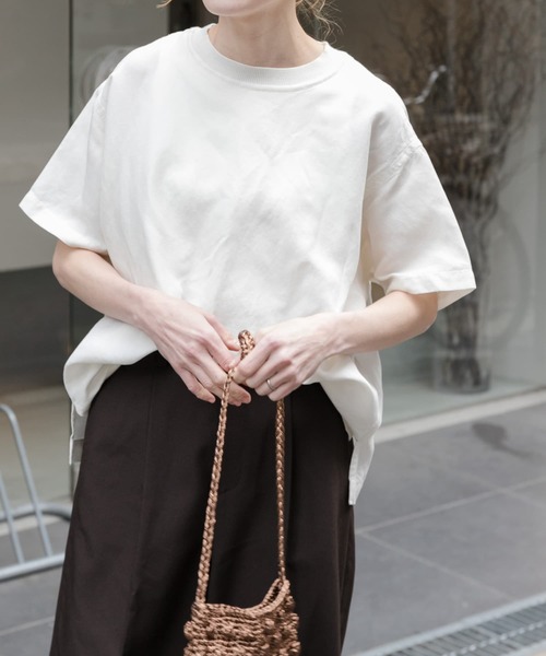 FORK&SPOON（フォークアンドスプーン）の「FORK&SPOON　プルオーバーブラウス（Tシャツ/カットソー・レディース・ミント/オレンジ系その他/チャコールグレー/オフホワイト/ブラウン・1）」の16枚目の写真