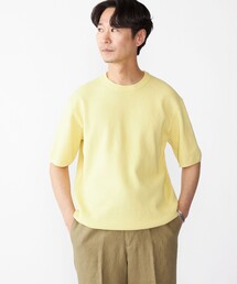 SHIPS | SHIPS:〈手洗い可能〉リネン バスケット ニット Tシャツ(ニット/セーター)