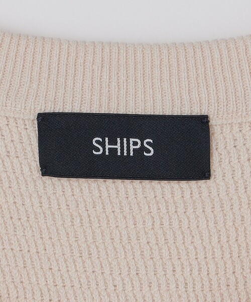 SHIPS(シップス)の「SHIPS:〈手洗い可能〉リネン バスケット ニット Tシャツ(ニット/セーター・メンズ・ライトブルー/ネイビー/クリーム/ナチュラル・SMALL/MEDIUM/LARGE/X-LARGE)」の22枚目の写真