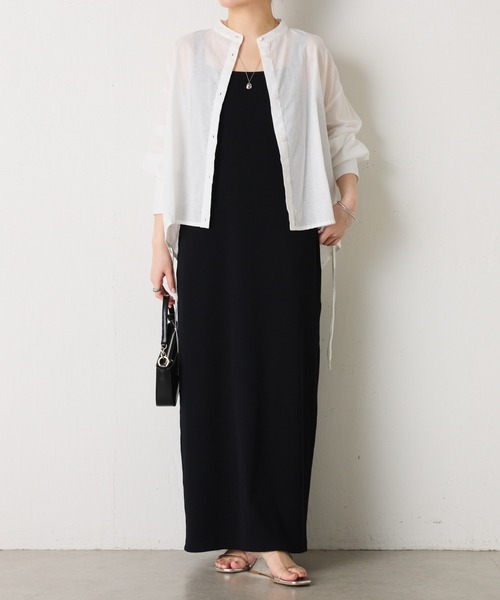 ブラウス シャツ 裾ドロストラミーシャツ/WEB限定カラー展開 レディース COLLAGE GALLARDAGALANTE ブラウス シャツ 裾ドロストラミー