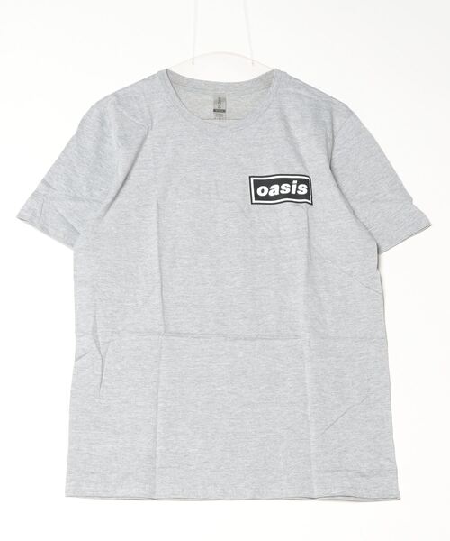 MUSIC TEE（ミュージックティー）の「OASIS“DEFINITELY MAYBE PROMO” - オアシス "ディフィニトリー メイビー プロモ"（Tシャツ/カットソー・メンズ・ホワイト/ヘザーグレー・MEDIUM/LARGE/X-LARGE）」の2枚目の写真