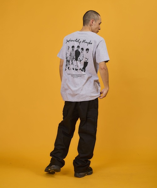 MUSIC TEE(ミュージックティー)の「OASIS“DEFINITELY MAYBE PROMO” - オアシス "ディフィニトリー メイビー プロモ"(Tシャツ/カットソー・メンズ・ホワイト/ヘザーグレー・MEDIUM/LARGE/X-LARGE)」の4枚目の写真