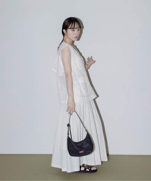 バックフリル アウトポケットメッシュベスト Eimee Law│Eimee