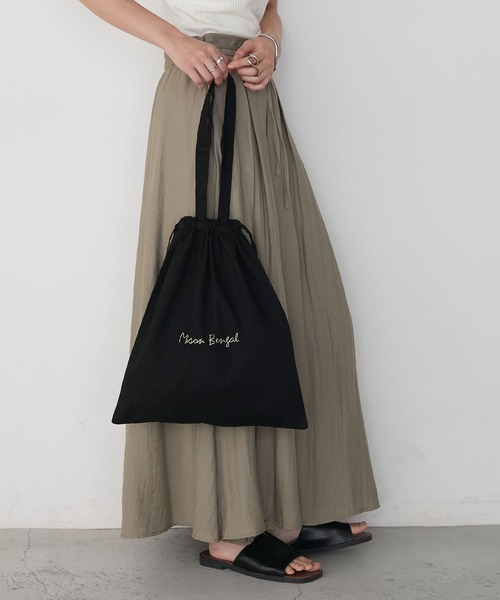 MAISON BENGAL（マイソンベンガル）の「【forksy.】【Maison Bengal】メゾンベンガル ロゴ刺繍 巾着 トートバッグ（トートバッグ・レディース・ブルー/ブラック/ホワイト/レッド/ピンク・FREE）」の15枚目の写真