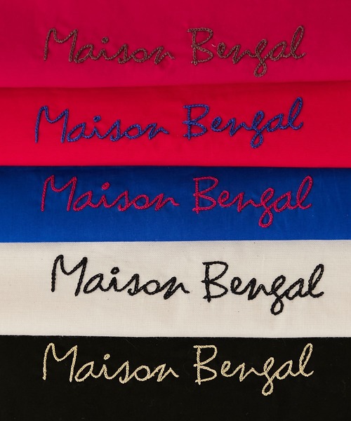 MAISON BENGAL（マイソンベンガル）の「【forksy.】【Maison Bengal】メゾンベンガル ロゴ刺繍 巾着 トートバッグ（トートバッグ・レディース・ブルー/ブラック/ホワイト/レッド/ピンク・FREE）」の19枚目の写真