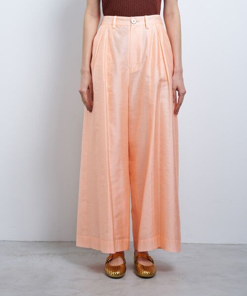 LANVIN en Bleu(ランバンオンブルー)の「シャンタンタフタワイドパンツ(その他パンツ・レディース・ブラック/ピンク・38/36)」の15枚目の写真