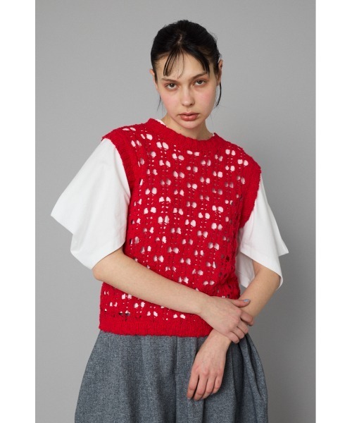 タグ有り】美品 HeRIN.CYE ニットベスト