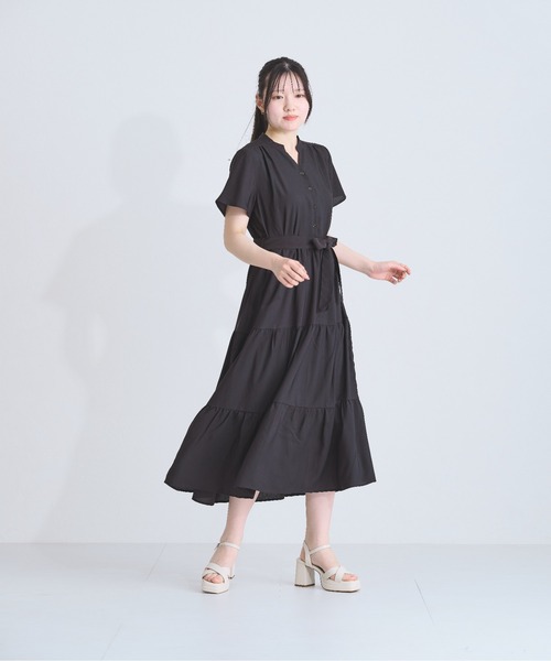 セール】ZOZO限定 2025春夏新作 ティアードワンピース