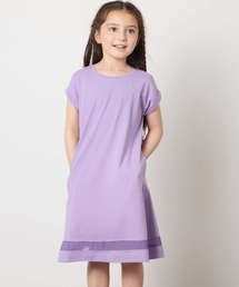 a.v.v | 【毛玉になりにくい】[140-150]シアー切り替えワンピース(ワンピース)