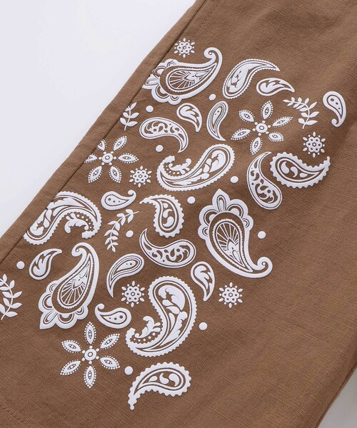 BeBe（ベベ）の「ペーズリープリントストレッチオックスハーフパンツ(90~150cm)（その他パンツ・キッズ・ブラウン・140cm/130cm/120cm/150cm）」の10枚目の写真