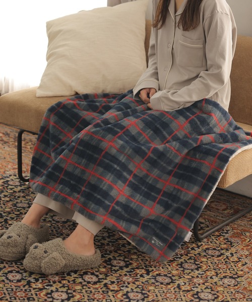 セール】3way チェック柄ブランケット（ブランケット）｜ALTROSE