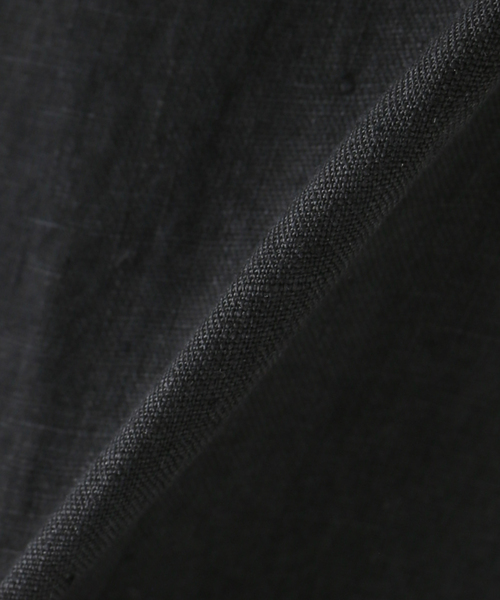 journal standard L'essage(ジャーナルスタンダードレサージュ)の「リネンキャンバスノーカラーベスト(その他アウター・レディース・ブラック/ベージュ・FREE)」の17枚目の写真