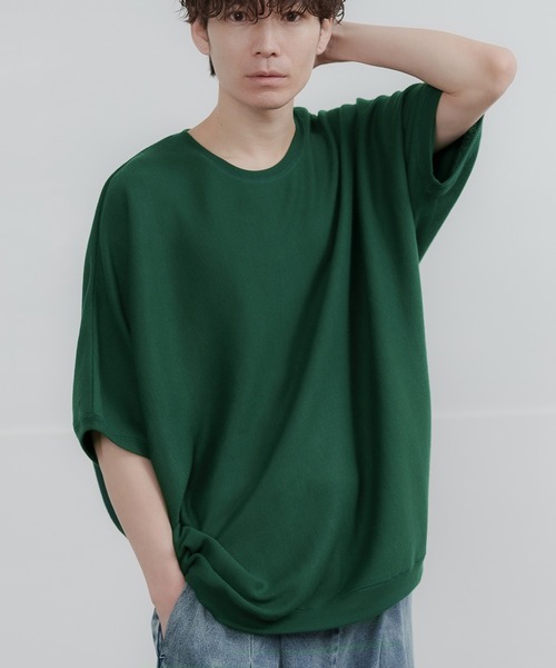 improves（インプローブス）の「ミラノ ドルマン ニットソー（ニット/セーター・メンズ・ホワイト/グリーン/ブラウン/ダークブルー/チャコール/グレイッシュベージュ/ワイン/ブラック・LARGE/MEDIUM）」の6枚目の写真