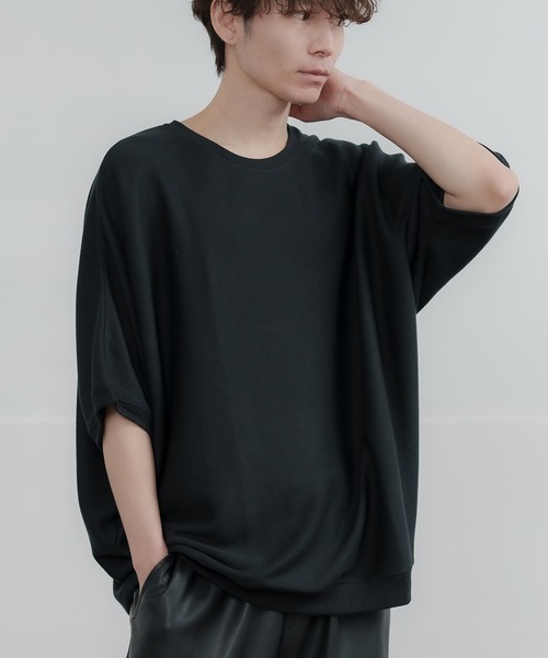 improves（インプローブス）の「ミラノ ドルマン ニットソー（ニット/セーター・メンズ・ホワイト/グリーン/ブラウン/ダークブルー/チャコール/グレイッシュベージュ/ワイン/ブラック・LARGE/MEDIUM）」の2枚目の写真