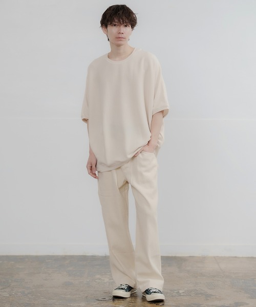 improves（インプローブス）の「ミラノ ドルマン ニットソー（ニット/セーター・メンズ・ホワイト/グリーン/ブラウン/ダークブルー/チャコール/グレイッシュベージュ/ワイン/ブラック・LARGE/MEDIUM）」の12枚目の写真