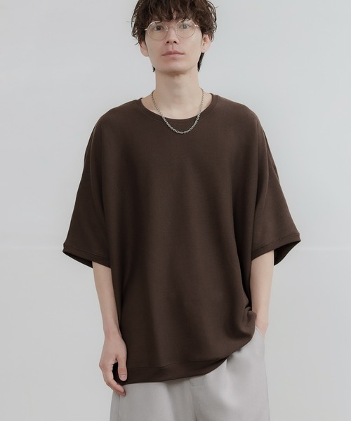 improves（インプローブス）の「ミラノ ドルマン ニットソー（ニット/セーター・メンズ・ホワイト/グリーン/ブラウン/ダークブルー/チャコール/グレイッシュベージュ/ワイン/ブラック・LARGE/MEDIUM）」の21枚目の写真