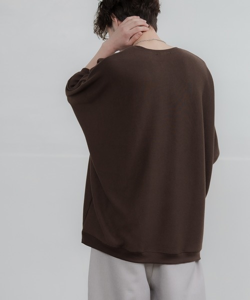 improves（インプローブス）の「ミラノ ドルマン ニットソー（ニット/セーター・メンズ・ホワイト/グリーン/ブラウン/ダークブルー/チャコール/グレイッシュベージュ/ワイン/ブラック・LARGE/MEDIUM）」の22枚目の写真