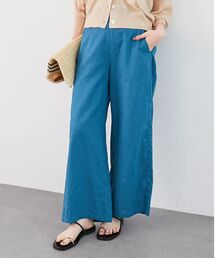 le.coeur blanc | 《夏に向けた快適な1枚》麻ワイドクロップドパンツ(その他パンツ)