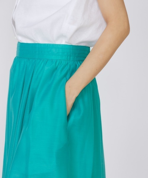 INED（イネド）の「シースルースカート（スカート・レディース・ベージュ/グリーン系その他/ブラック/パープル・11号/9号/7号）」の8枚目の写真