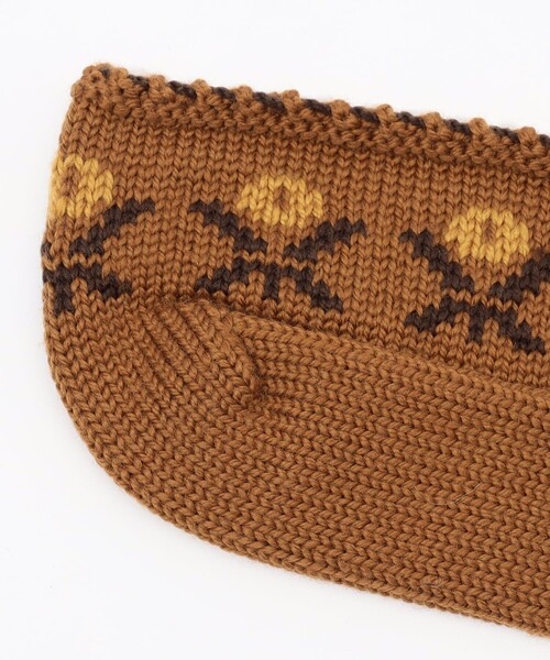 TOMORROWLAND (トゥモローランド)の「BODE KNIT JQ SLIPPERS(ソックス/靴下・レディース・ダークブラウン・M/S)」の4枚目の写真