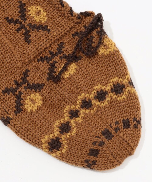 TOMORROWLAND (トゥモローランド)の「BODE KNIT JQ SLIPPERS(ソックス/靴下・レディース・ダークブラウン・M/S)」の5枚目の写真