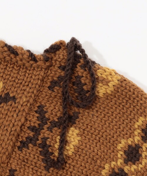 TOMORROWLAND (トゥモローランド)の「BODE KNIT JQ SLIPPERS(ソックス/靴下・レディース・ダークブラウン・M/S)」の6枚目の写真