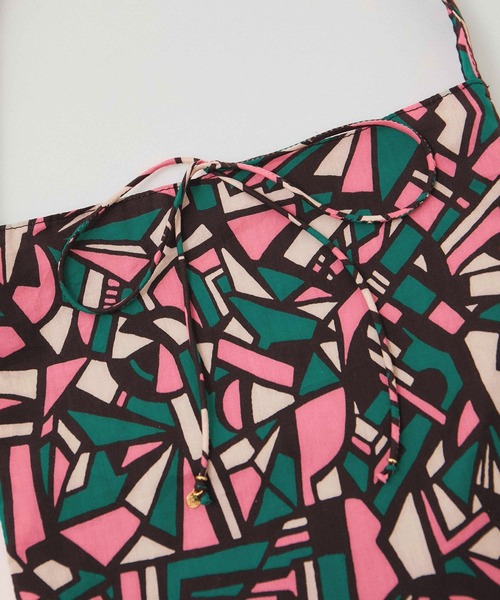 SALON adam et rope'（サロン アダム エ ロペ）の「リバティミニトートバッグ（トートバッグ・レディース・ブラック/ブルー系その他4/グリーン・FREE）」の11枚目の写真