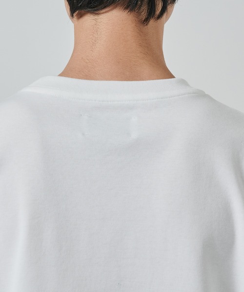 STUDIOUS(ステュディオス)の「【STUDIOUS】HIGH TWIST REGULAR FIT TEE(Tシャツ/カットソー・メンズ・ホワイト/ブラック・1/2/3)」の10枚目の写真