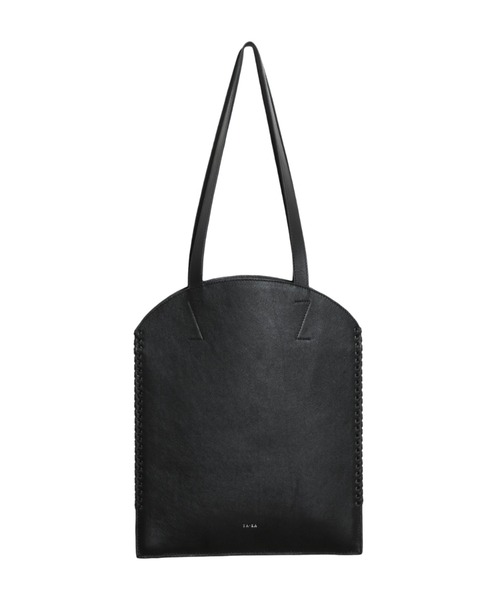 YArKA（ヤーカ）の「【YArKA/ヤーカ】real leather lace up tote bag [lumm2] / リアルレザーレースアップデザイントートバッグ（トートバッグ・レディース・ブラック・FREE）」の5枚目の写真