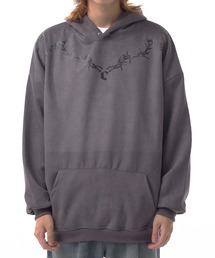 neck chain design pullover parka / ネックチェーンデザイン プルオーバーパーカー