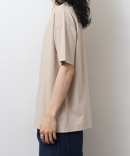 FUNALIVE(ファンアライブ)の「持続冷感 無地 半袖 Tシャツ(Tシャツ/カットソー・メンズ・ブラック/カーキ/ベージュ/ネイビー・L/LL/M)」の16枚目の写真