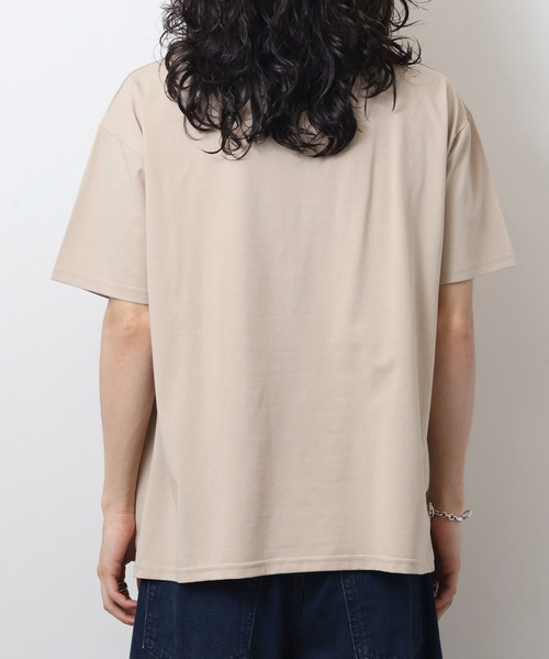 FUNALIVE(ファンアライブ)の「持続冷感 無地 半袖 Tシャツ(Tシャツ/カットソー・メンズ・ブラック/カーキ/ベージュ/ネイビー・L/LL/M)」の15枚目の写真