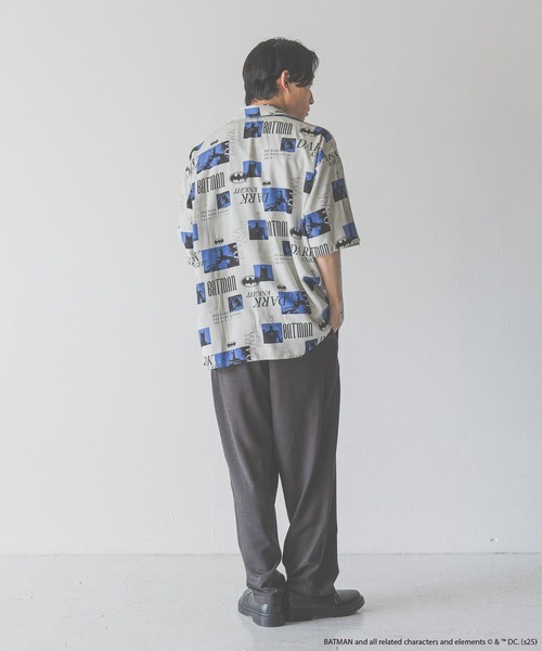 LOWRYS FARM（ローリーズファーム）の「ＢＡＴＭＡＮ／ＳＨＳＳ　 490856（シャツ/ブラウス・メンズ・ブラック/グレー・MEDIUM/LARGE）」の9枚目の写真