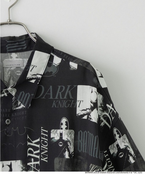 LOWRYS FARM（ローリーズファーム）の「ＢＡＴＭＡＮ／ＳＨＳＳ　 490856（シャツ/ブラウス・メンズ・ブラック/グレー・MEDIUM/LARGE）」の18枚目の写真