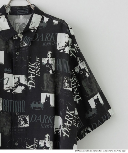 LOWRYS FARM（ローリーズファーム）の「ＢＡＴＭＡＮ／ＳＨＳＳ　 490856（シャツ/ブラウス・メンズ・ブラック/グレー・MEDIUM/LARGE）」の17枚目の写真