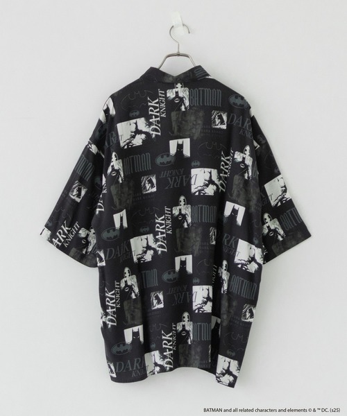 LOWRYS FARM（ローリーズファーム）の「ＢＡＴＭＡＮ／ＳＨＳＳ　 490856（シャツ/ブラウス・メンズ・ブラック/グレー・MEDIUM/LARGE）」の14枚目の写真