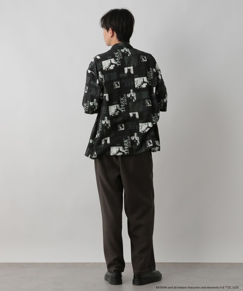 LOWRYS FARM（ローリーズファーム）の「ＢＡＴＭＡＮ／ＳＨＳＳ　 490856（シャツ/ブラウス・メンズ・ブラック/グレー・MEDIUM/LARGE）」の22枚目の写真