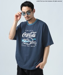 Coca Cola | 【Coca-Cola／BAYFLOW】USAコットンリンガー半袖Tシャツ(Tシャツ/カットソー)