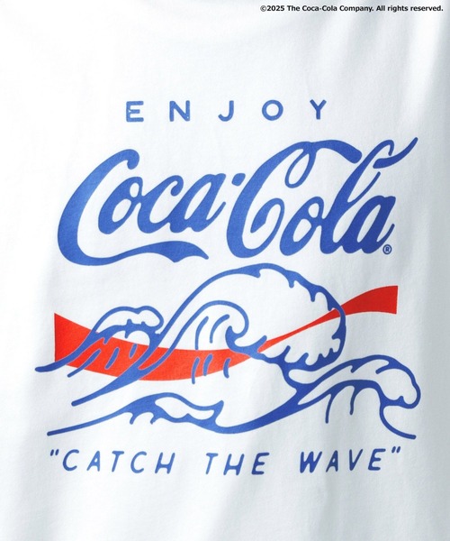 Coca Cola（コカコーラ）の「【Coca-Cola／BAYFLOW】USAコットンリンガー半袖Tシャツ（Tシャツ/カットソー・メンズ・ネイビー/オフホワイト・MEDIUM/LARGE）」の16枚目の写真