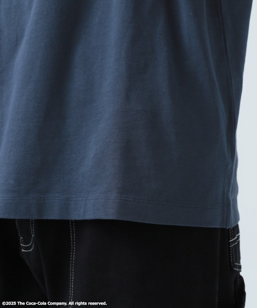Coca Cola（コカコーラ）の「【Coca-Cola／BAYFLOW】USAコットンリンガー半袖Tシャツ（Tシャツ/カットソー・メンズ・ネイビー/オフホワイト・MEDIUM/LARGE）」の8枚目の写真