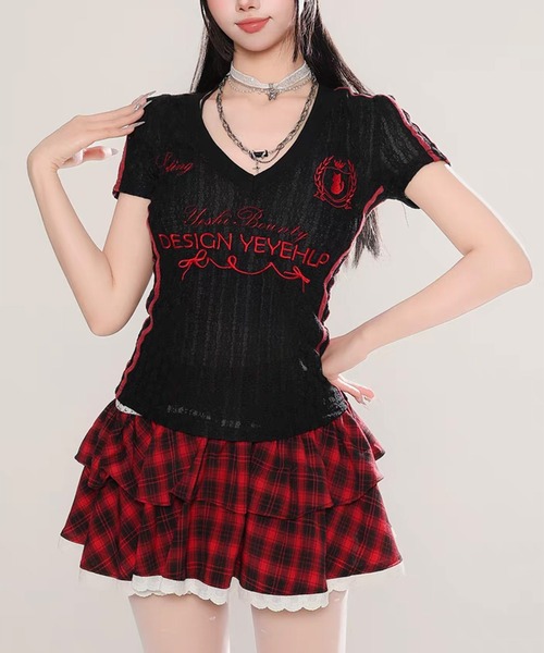 Tシャツ・カットソー AMBUSH Black Stretch Viscose Top Sinclair ZX Spectrum T-Shirt Cotton Black | Amazon.com