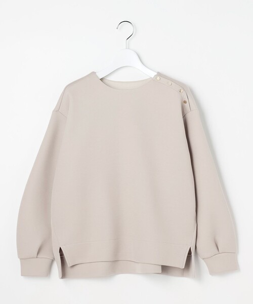 J.PRESS(ジェイプレス)の「ダンボールジャージー プルオーバー(Tシャツ/カットソー・レディース・ライトグレー系/グレー系/ブラック系/オレンジ系・MEDIUM/LARGE)」の17枚目の写真