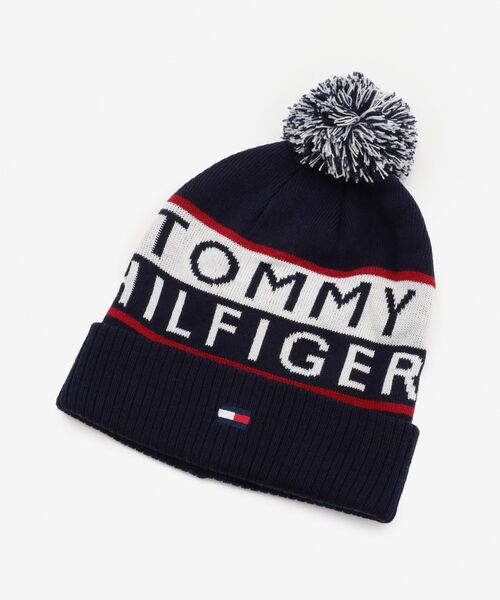 TOMMY HILFIGER（トミーヒルフィガー）の「TOMMY HILFIGER GOLF キャップ ビーニー（キャップ・メンズ・ピンク/グリーン/ネイビー/ホワイト・FREE）」の3枚目の写真
