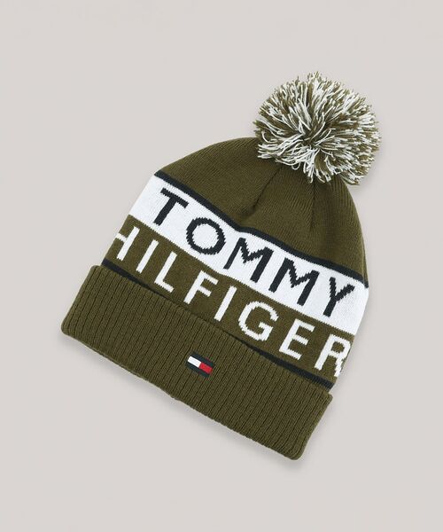 TOMMY HILFIGER（トミーヒルフィガー）の「TOMMY HILFIGER GOLF キャップ ビーニー（キャップ・メンズ・ピンク/グリーン/ネイビー/ホワイト・FREE）」の2枚目の写真