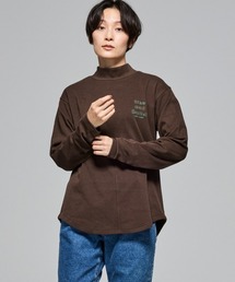 KRIFF MAYER Lady's Collection | 【伸縮性・ストレッチ】もちのびモックネックT(Tシャツ/カットソー)