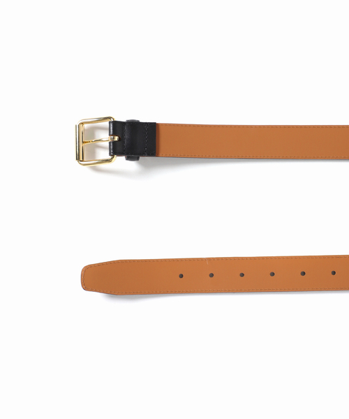 追加6》【MAISON BOINET】30 mm belt in nappa leather lined