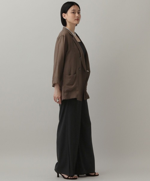 A part by（アパートバイ）の「トタンテレコイージーカットパンツ（その他パンツ・レディース・ライトブラウン/ブラック・FREE）」の4枚目の写真