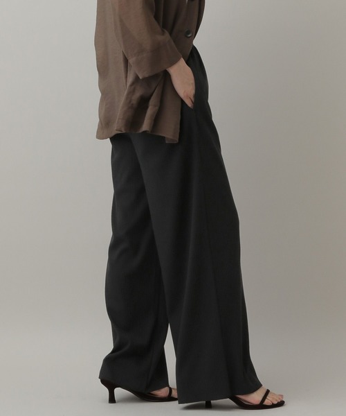 A part by（アパートバイ）の「トタンテレコイージーカットパンツ（その他パンツ・レディース・ライトブラウン/ブラック・FREE）」の5枚目の写真