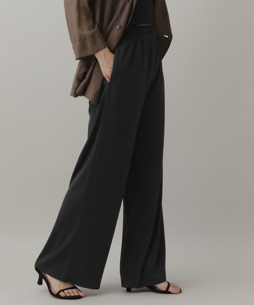 A part by（アパートバイ）の「トタンテレコイージーカットパンツ（その他パンツ・レディース・ライトブラウン/ブラック・FREE）」の6枚目の写真