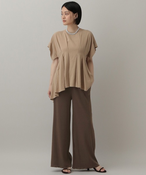 A part by（アパートバイ）の「トタンテレコイージーカットパンツ（その他パンツ・レディース・ライトブラウン/ブラック・FREE）」の11枚目の写真